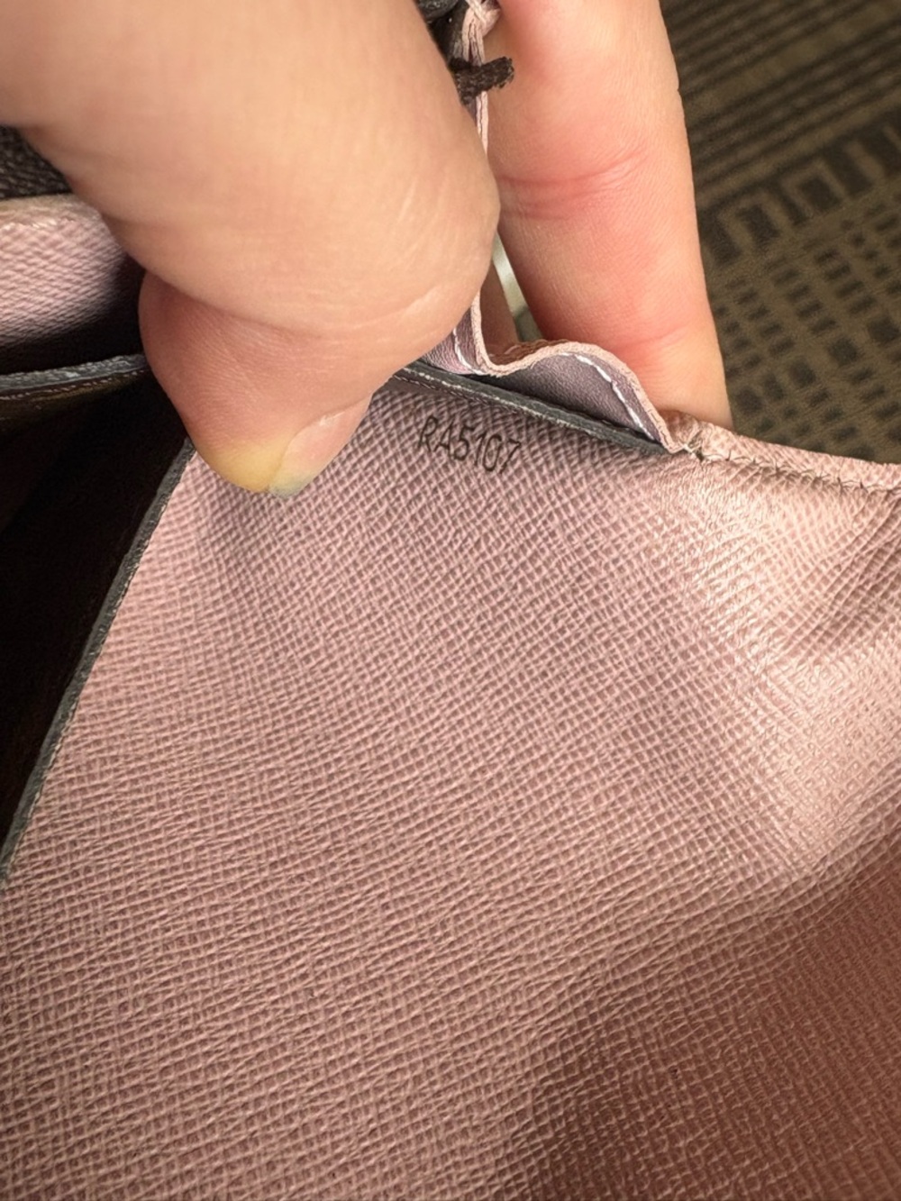 Auth Louis Vuitton Emilie Wallet Rose Ballerine - Picture 7 of 13